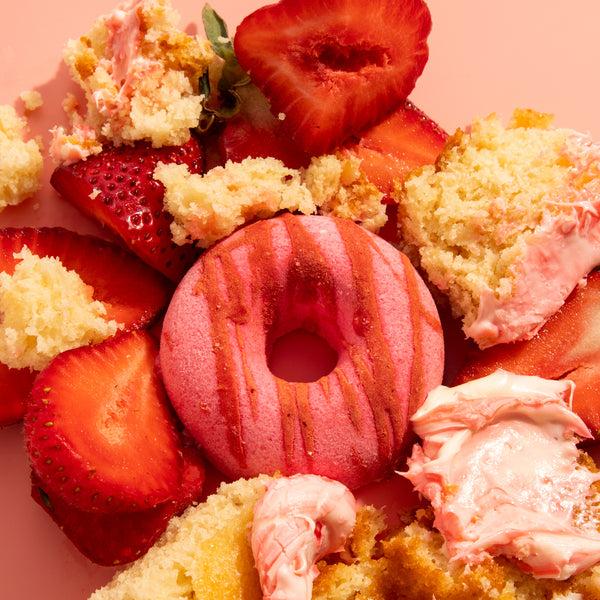 Ncla Beauty Strawberry Cake Bath Treats (3 Pc Bath Bomb Set)