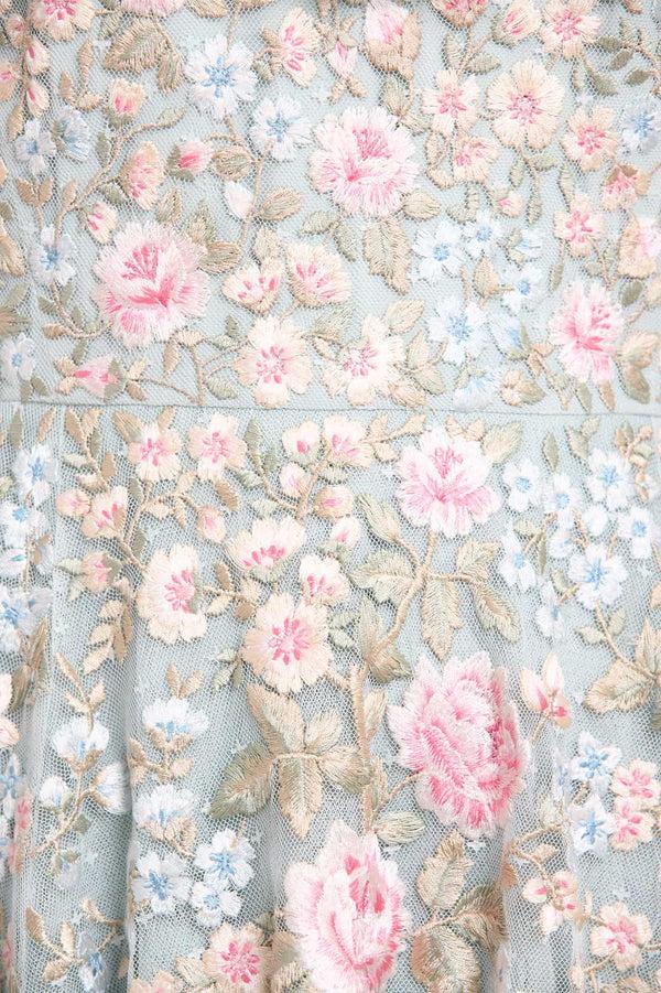 Needle & Thread Antoinettes Floral Off-Shoulder Ballerina Dress