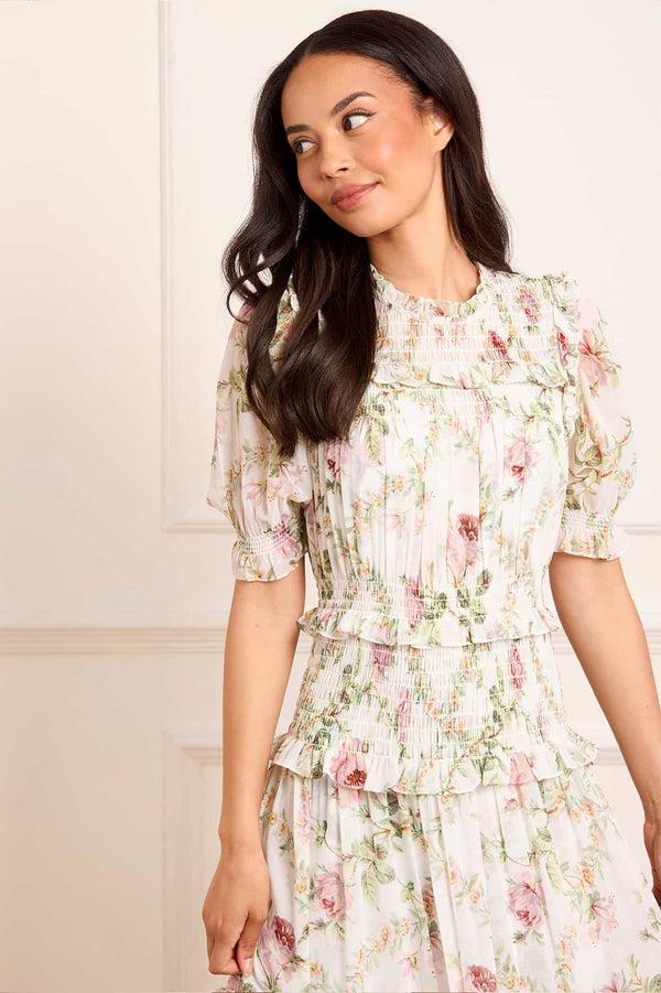Needle & Thread Colette's Rose Emilia Georgette Ballerina Dress
