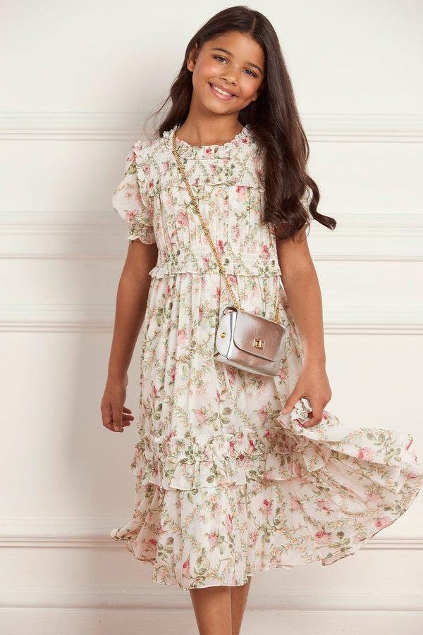 Needle & Thread Colette's Rose Emilia Georgette Kids Dress