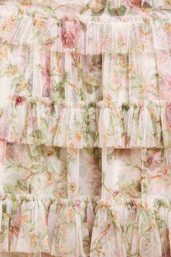 Needle & Thread Colette's Rose Short Sleeve Ankle Gown
