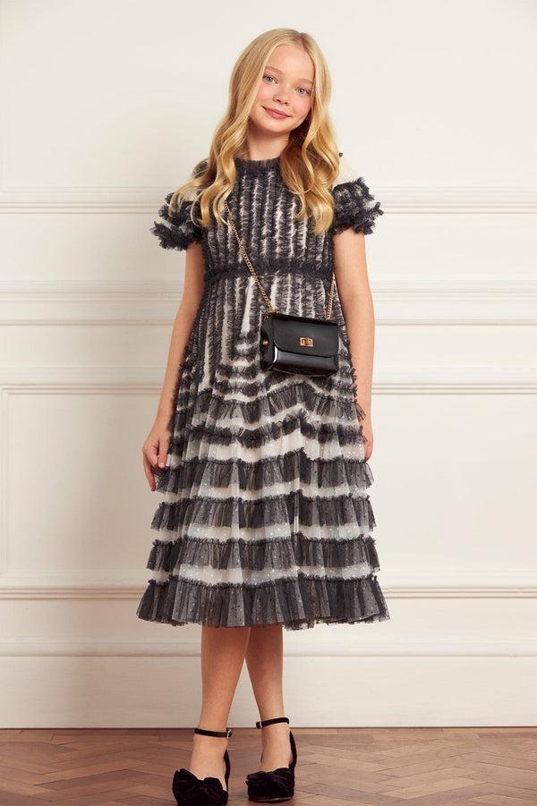 Needle & Thread La Vie En Rose Short Sleeve Kids Dress