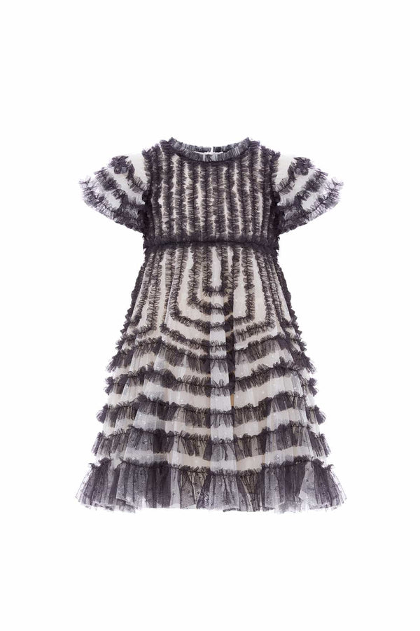 Needle & Thread La Vie En Rose Short Sleeve Kids Dress