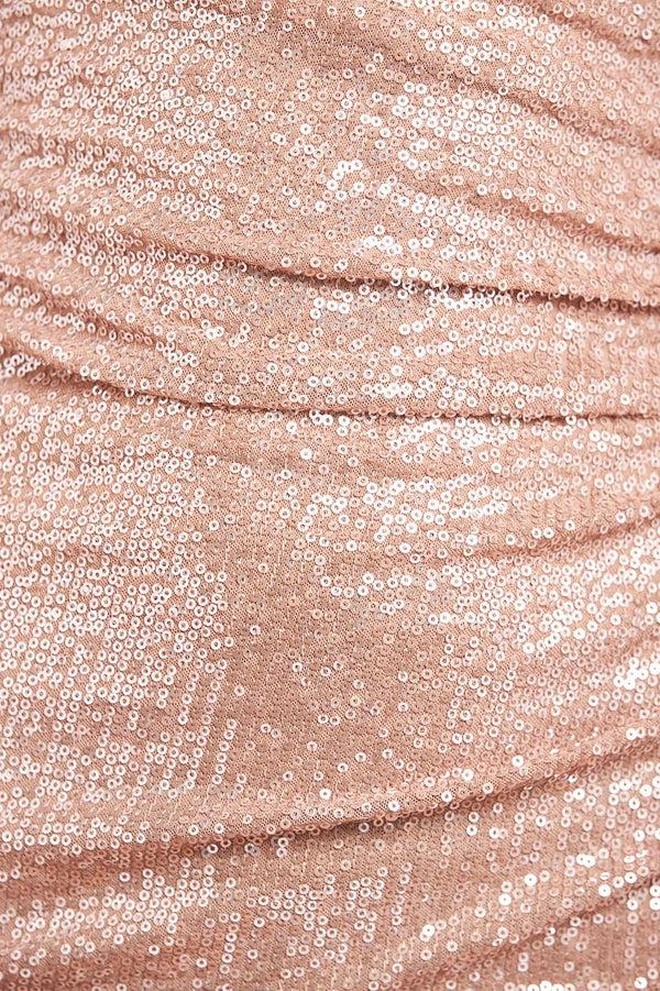 Needle & Thread Malia One-Shoulder Long Sleeve Ballerina Dress