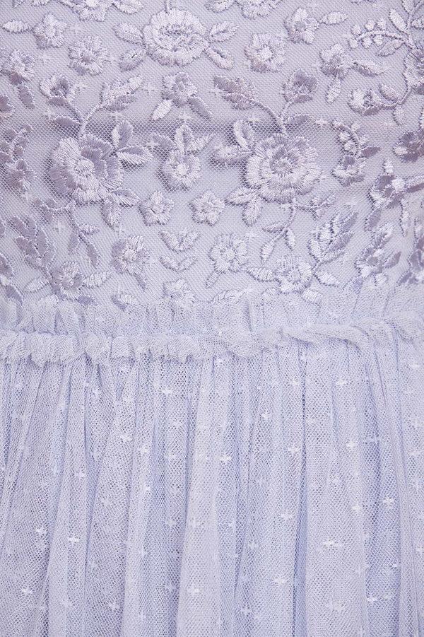 Needle & Thread Midsummer Lace Bodice Off-Shoulder Ankle Gown