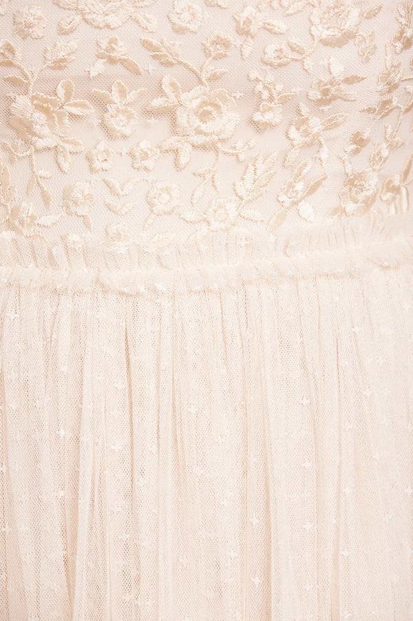 Needle & Thread Midsummer Lace Bodice Off-Shoulder Ankle Gown