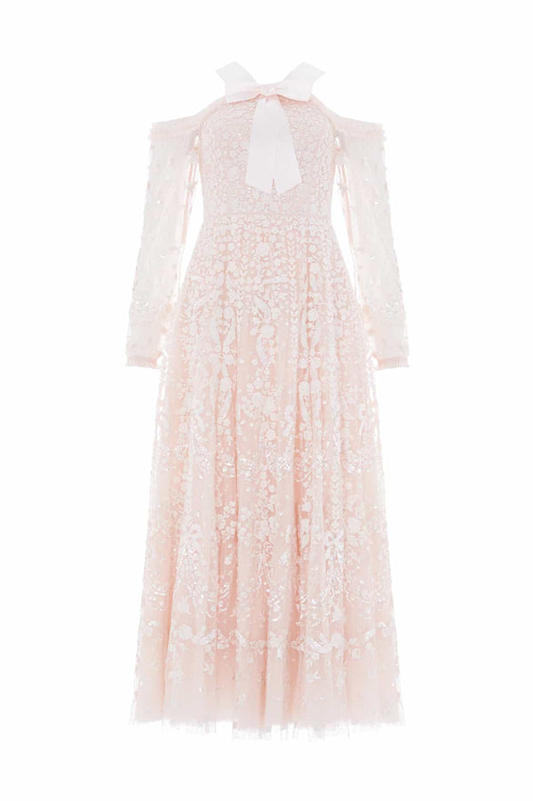Needle & Thread Adeline Off-Shoulder Ankle Gown