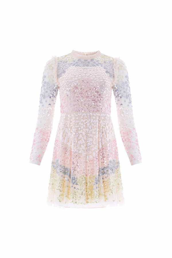 Needle & Thread Angeline Sequin Mini Dress
