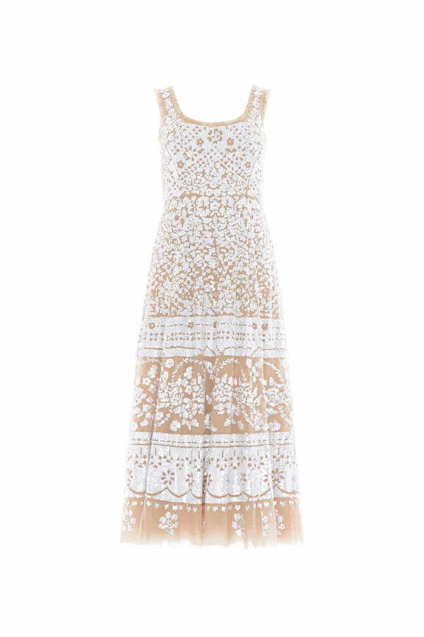 Needle & Thread Aurora Scoop Neck Ballerina Dress