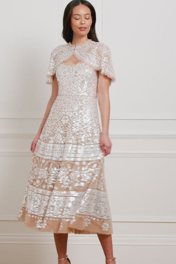 Needle & Thread Aurora Short Cape