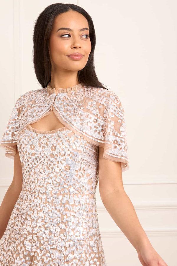 needle & thread Aurora Short Cape