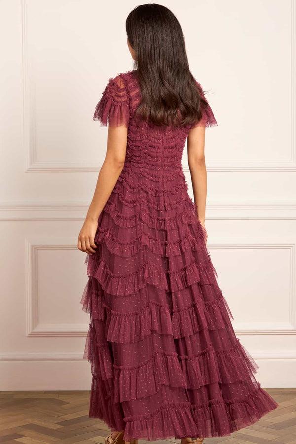 Needle & Thread Aviana V-Neck Gown