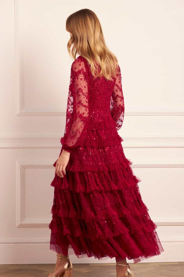 Needle & Thread Blossom Lace Ankle Gown