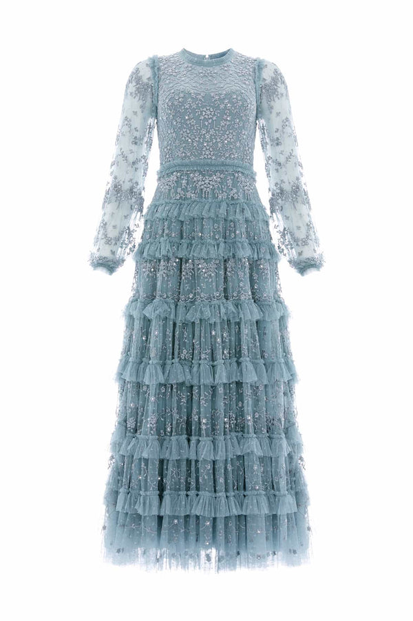 Needle & Thread Blossom Lace Ankle Gown