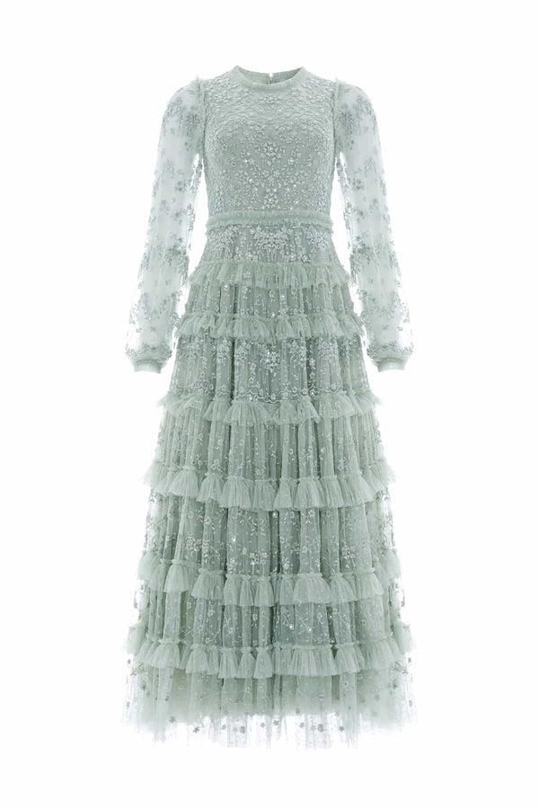 Needle & Thread Blossom Lace Ankle Gown