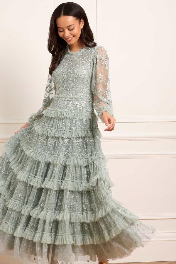 needle & thread Blossom Lace Ankle Gown