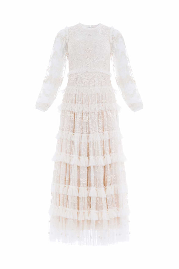 Needle & Thread Blossom Lace Ankle Gown