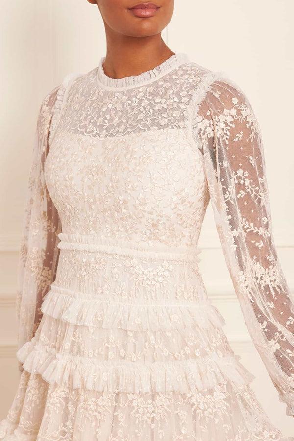 Needle & Thread Blossom Lace Ankle Gown