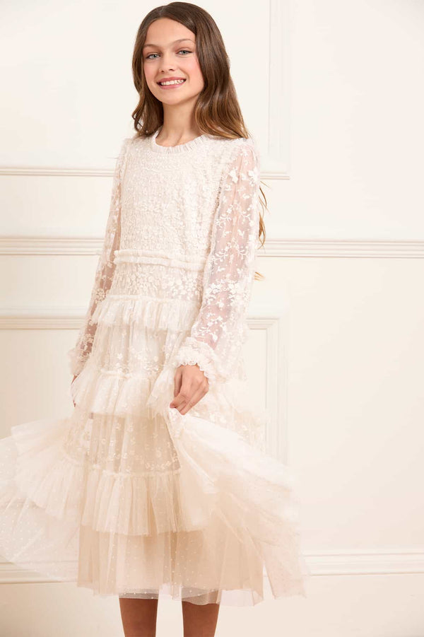 Needle & Thread Blossom Lace Kids Dress