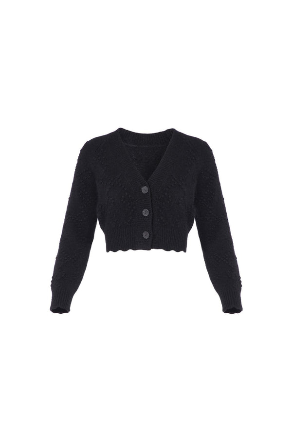 Needle & Thread Bow Stitch Cropped Cardigan