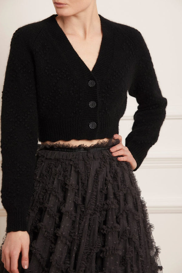 Needle & Thread Bow Stitch Cropped Cardigan