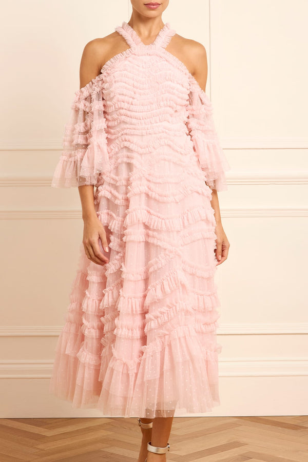 needle & thread Bronte Off-Shoulder Ballerina Dress