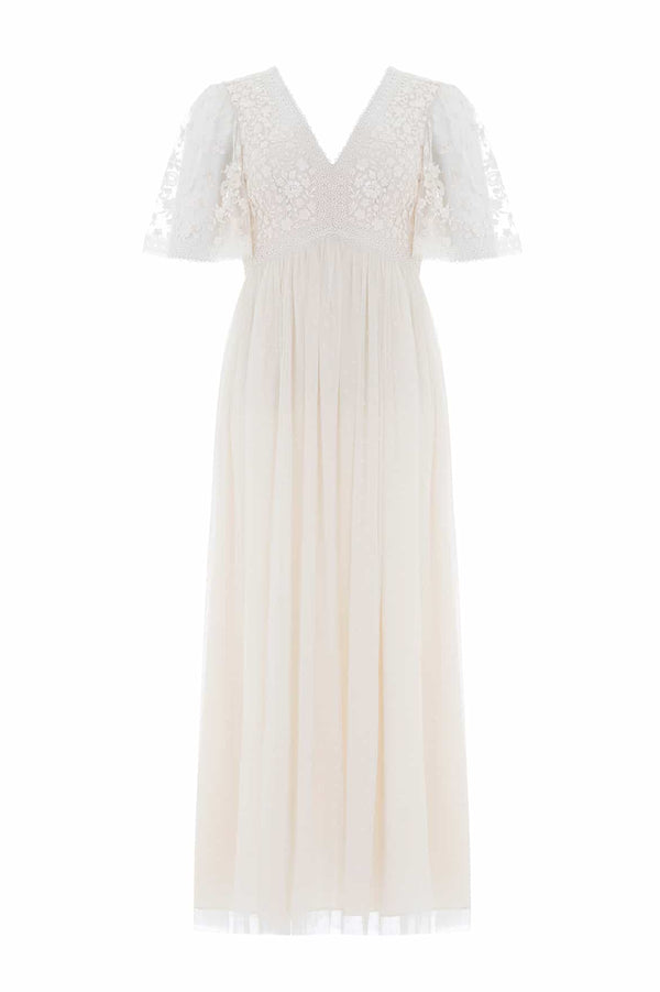 Needle & Thread Celestia Ribbon Bodice Ankle Gown