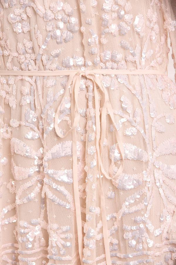 Needle & Thread Celia Long Sleeve Ankle Gown