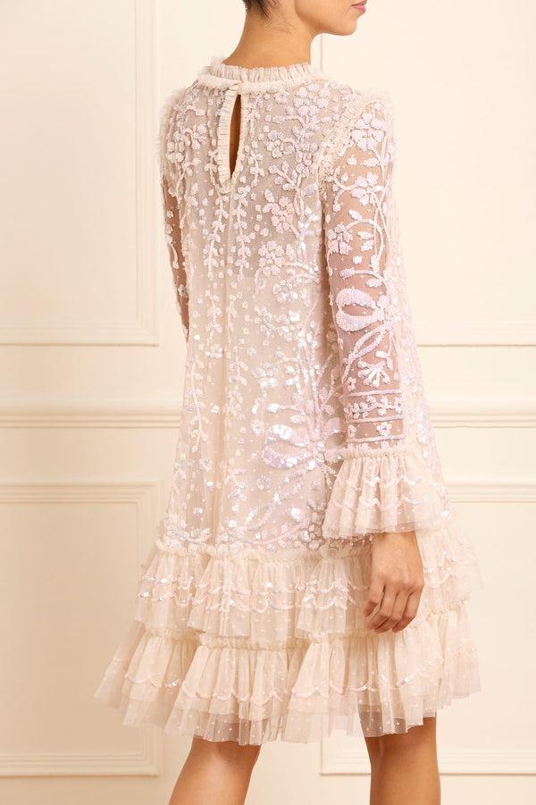 Needle & Thread Celia Long Sleeve Mini Dress