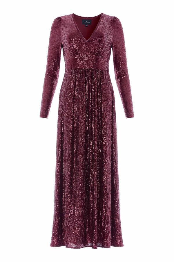 Needle & Thread Chelsea V-Neck Gown