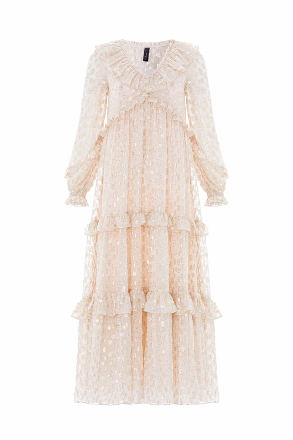 Needle & Thread Cherie Lurex Ankle Gown