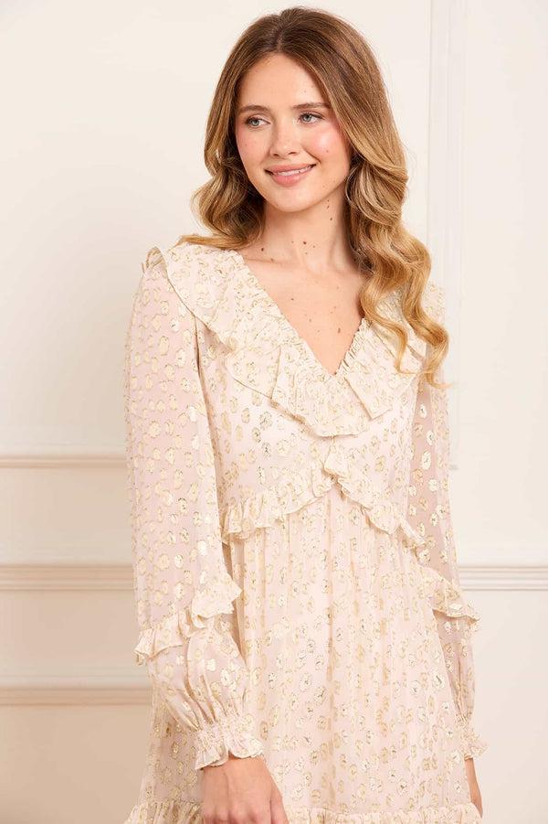 Needle & Thread Cherie Lurex Ankle Gown