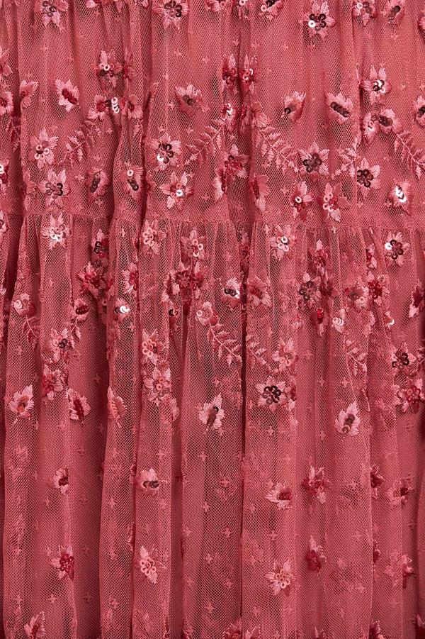 Needle & Thread Clover Short Sleeve Ankle Gown