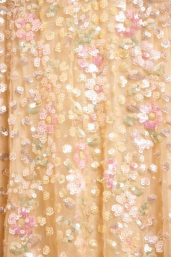 Needle & Thread Confetti One-Shoulder Ankle Gown