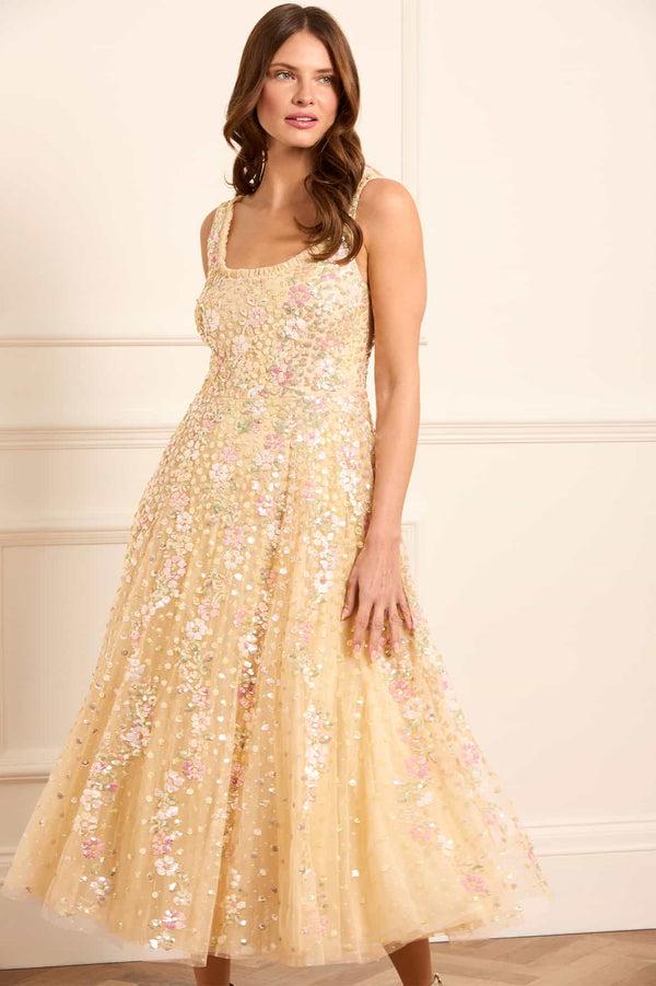 Needle & Thread Confetti Scoop Neck Ballerina Dress