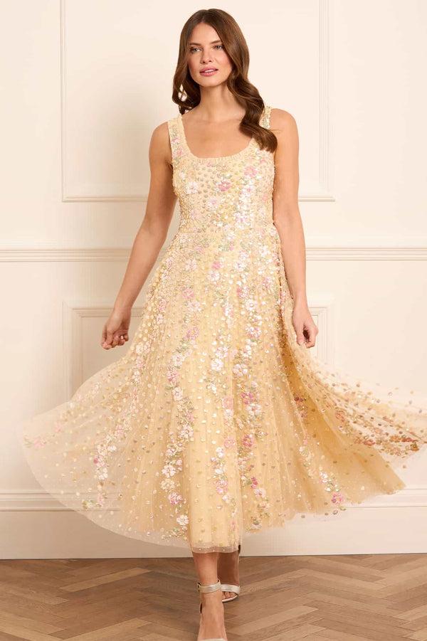 needle & thread Confetti Scoop Neck Ballerina Dress