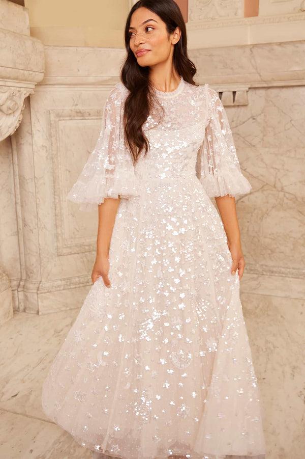 needle & thread Constellation Gloss Ankle Gown