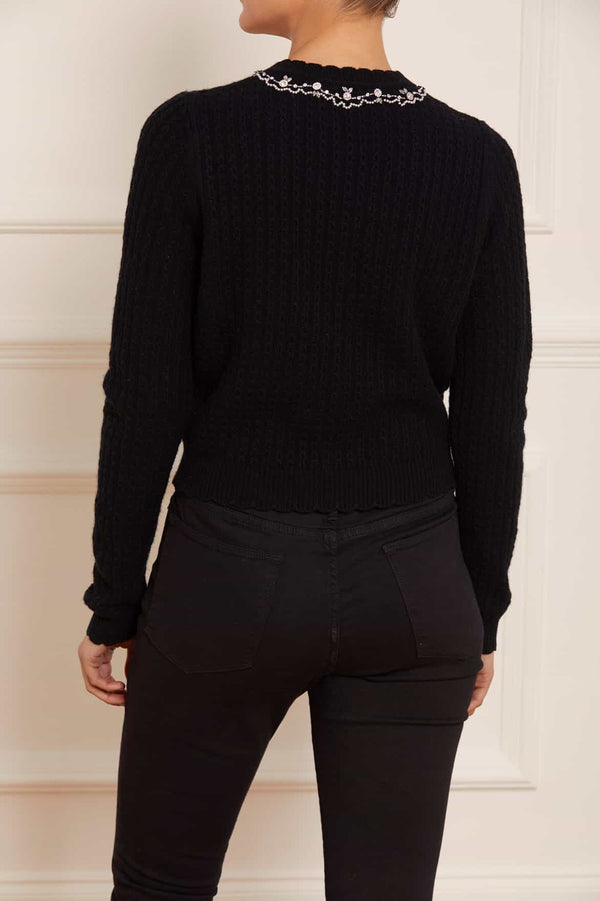 Needle & Thread Crystal Border Short Cardigan