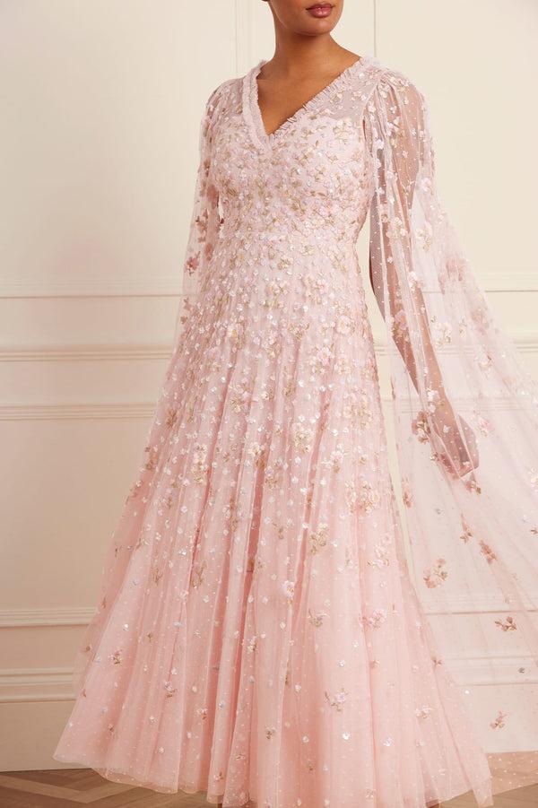 Needle & Thread Dahlia Ditsy Ankle Gown