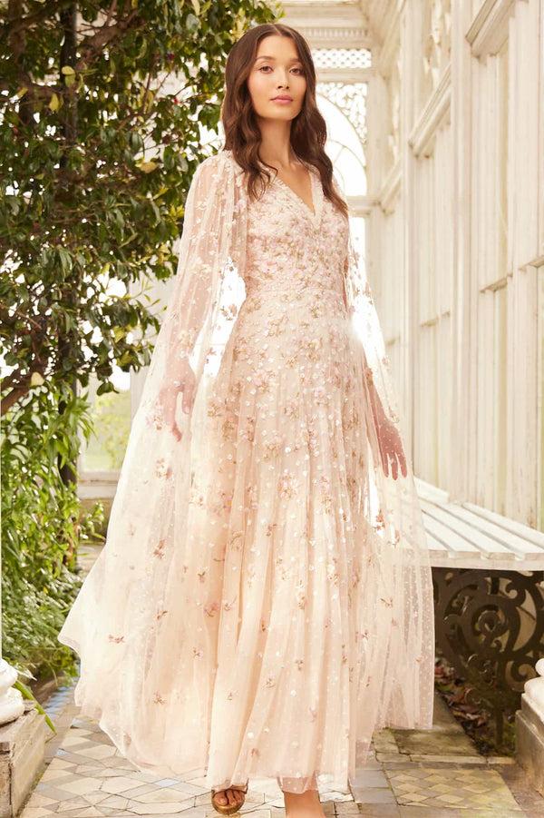 needle & thread Dahlia Ditsy Ankle Gown