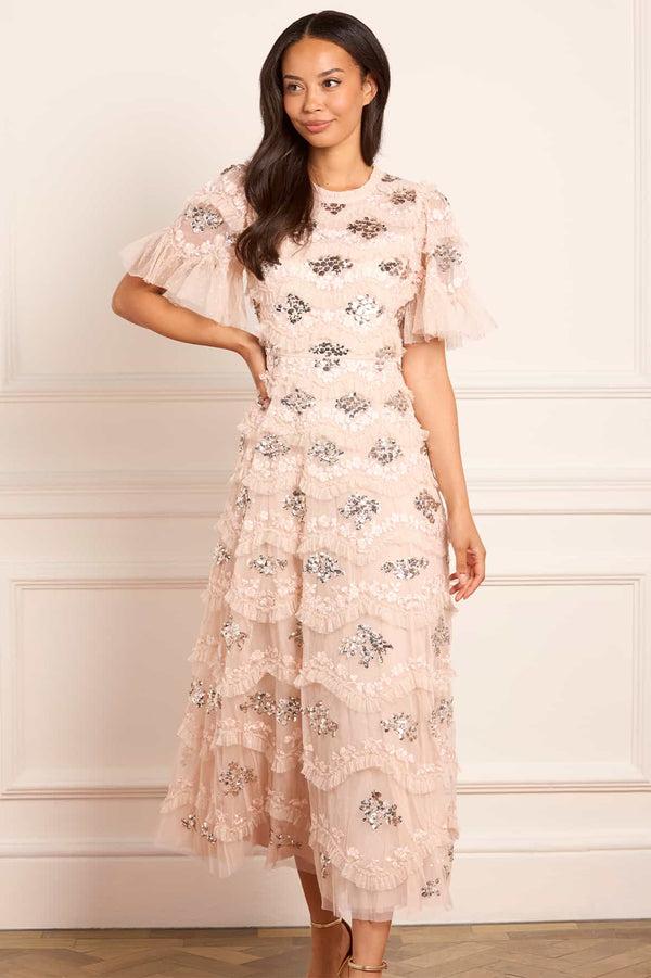 Needle & Thread Daisy Wave Ankle Gown