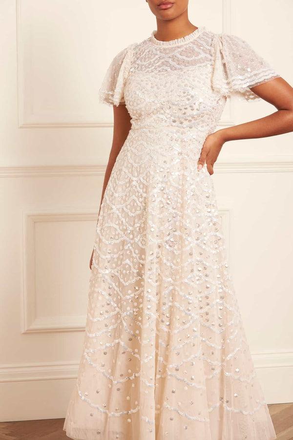 Needle & Thread Deco Dot Gloss Ankle Gown