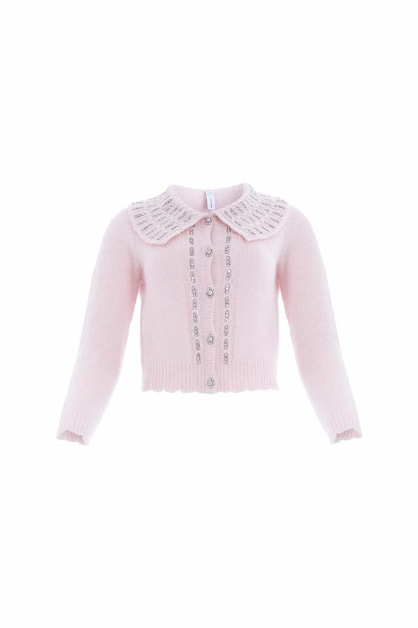 Needle & Thread Embellished Collar Short Cardigan