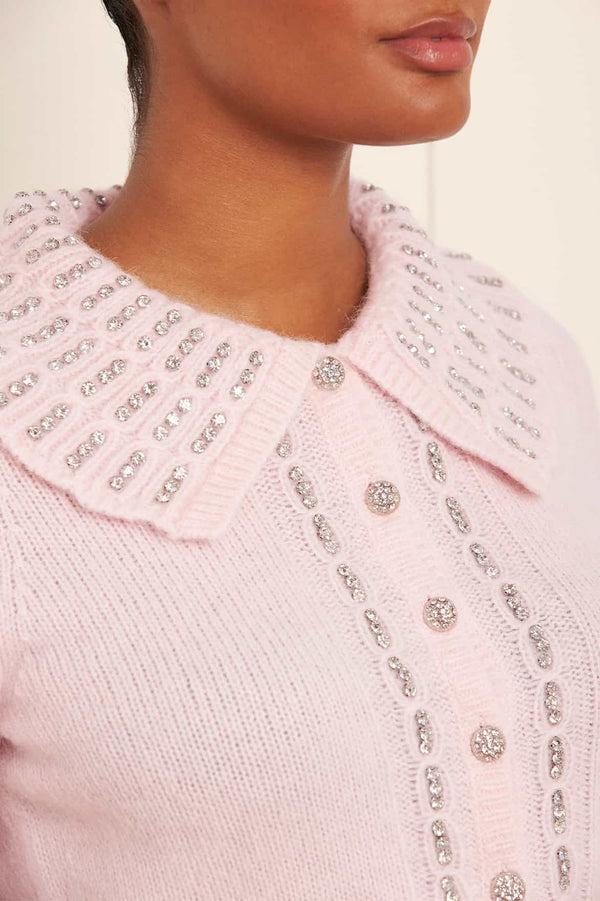 Needle & Thread Embellished Collar Short Cardigan
