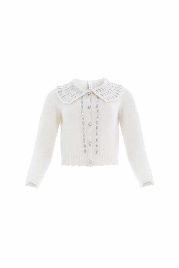 Needle & Thread Embellished Collar Short Cardigan