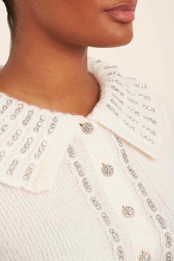 Needle & Thread Embellished Collar Short Cardigan