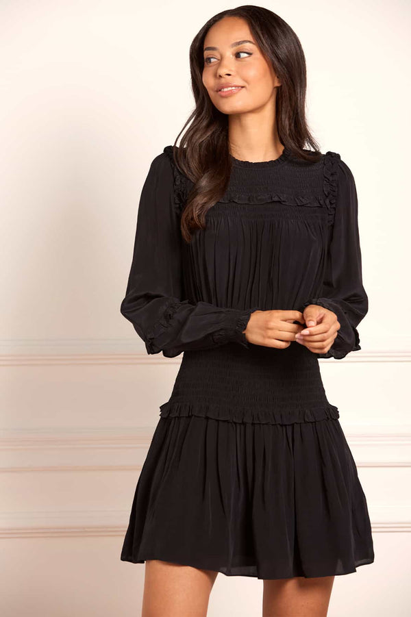 needle & thread Emilia Crepe Micro Mini Dress