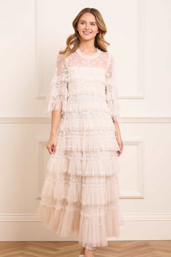 needle & thread Emily Lace Ankle Gown