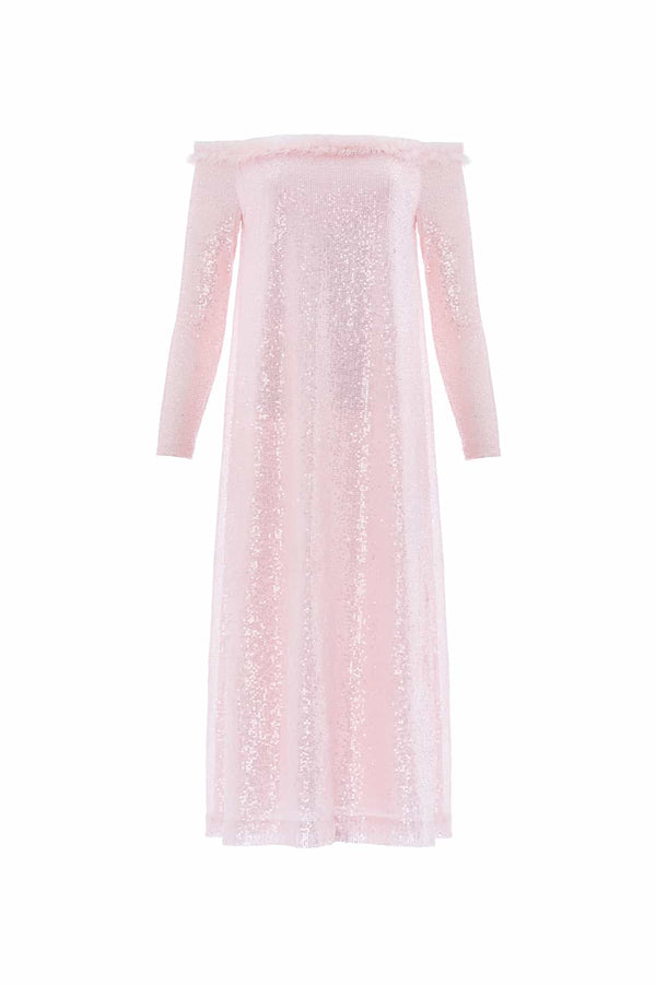 Needle & Thread Esme Off-Shoulder Ballerina Dress