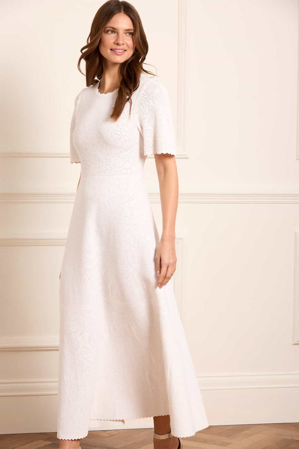 Needle & Thread Floral Pointelle Knit Gown
